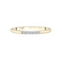 Diamond Accent Line Ring in 14K Yellow Gold